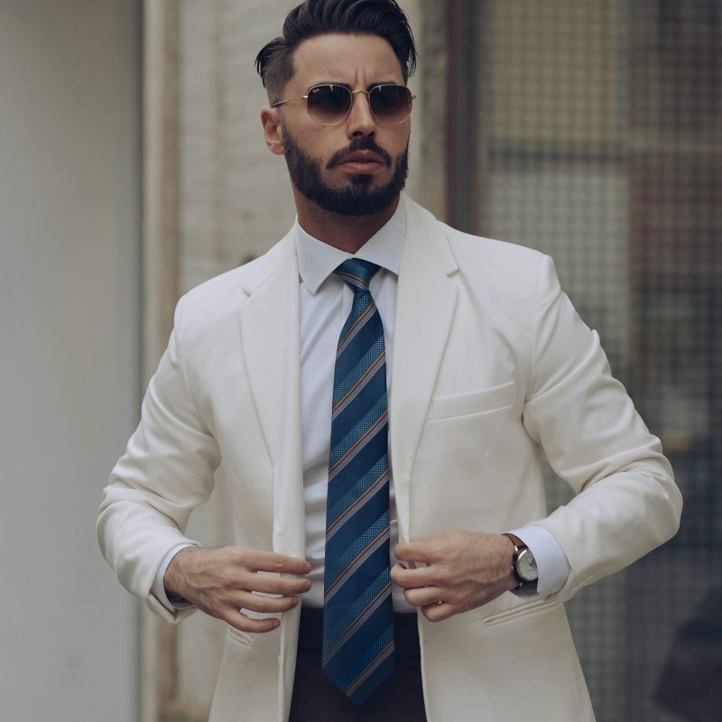 Big & Tall Corso - Silk Jacquard Tie for Men