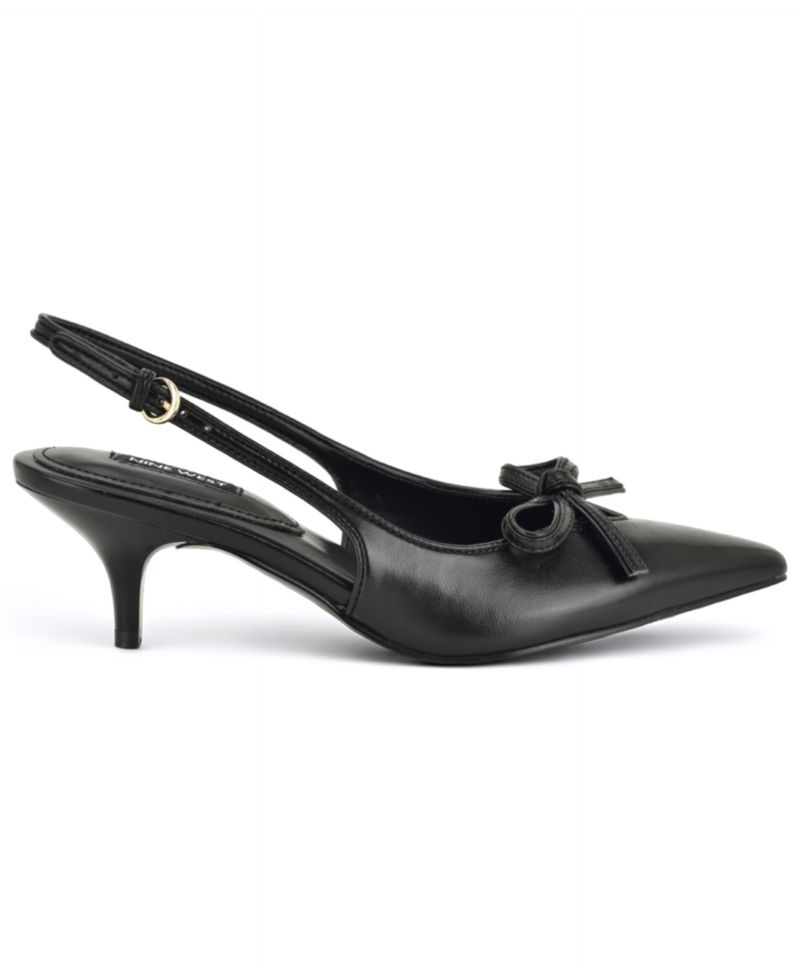 Women's Lyrical Bow Kitten Heel Pumps