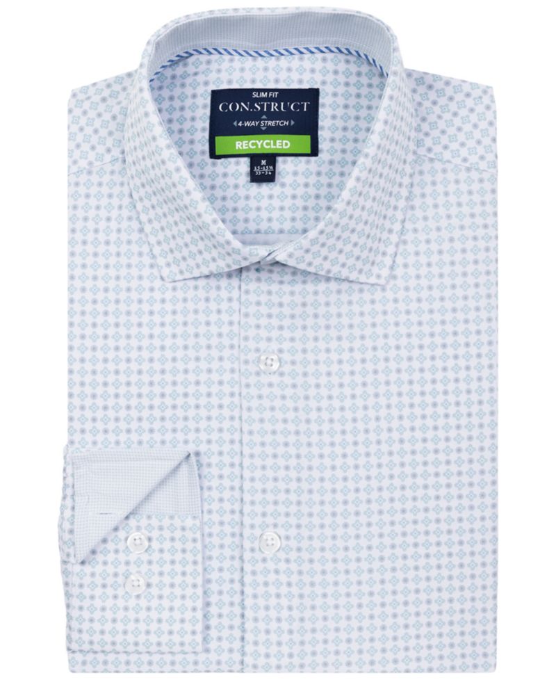 Men's Slim-Fit Stretch Dress Shirt