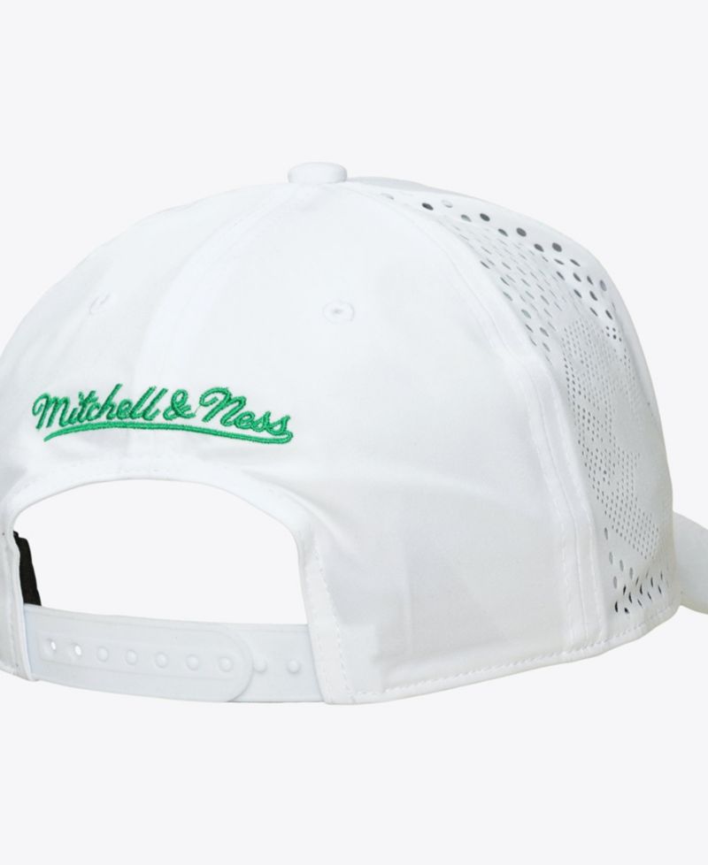 Men's White Boston Celtics Perfect Lightweight Pro Crown Adjustable Hat