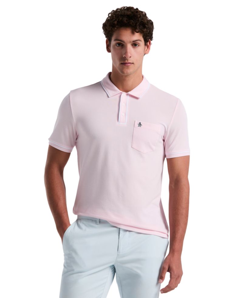 Men's Earl Pique Short-Sleeve Polo Shirt