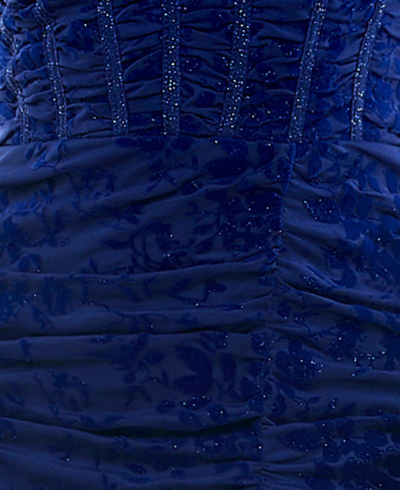 Seni & Cade Juniors' Floral Sweetheart Mermaid Gown
