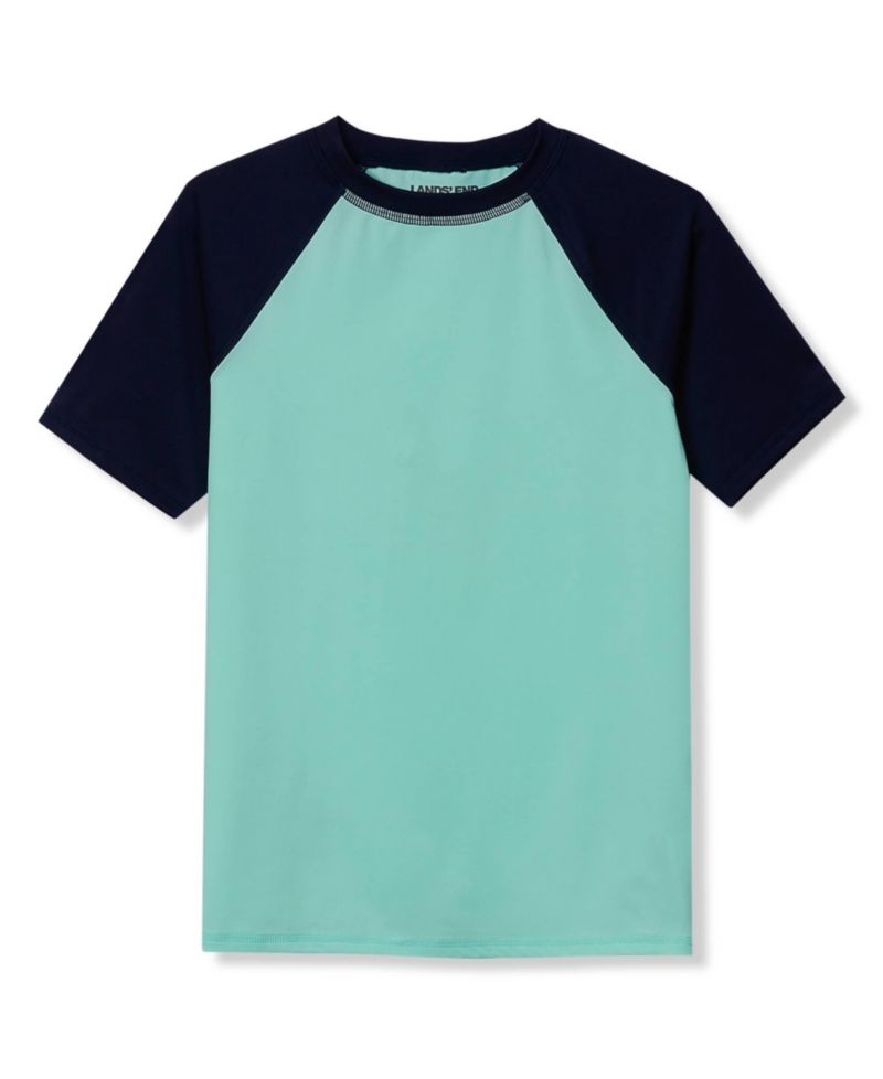 Boys Sunshade UPF 50 Short Sleeve Solid Rash Guard