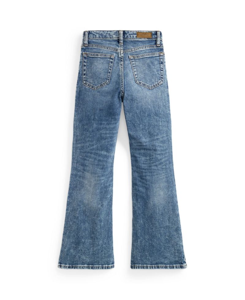 Girls' 7-16 Flared Stretch Jeans