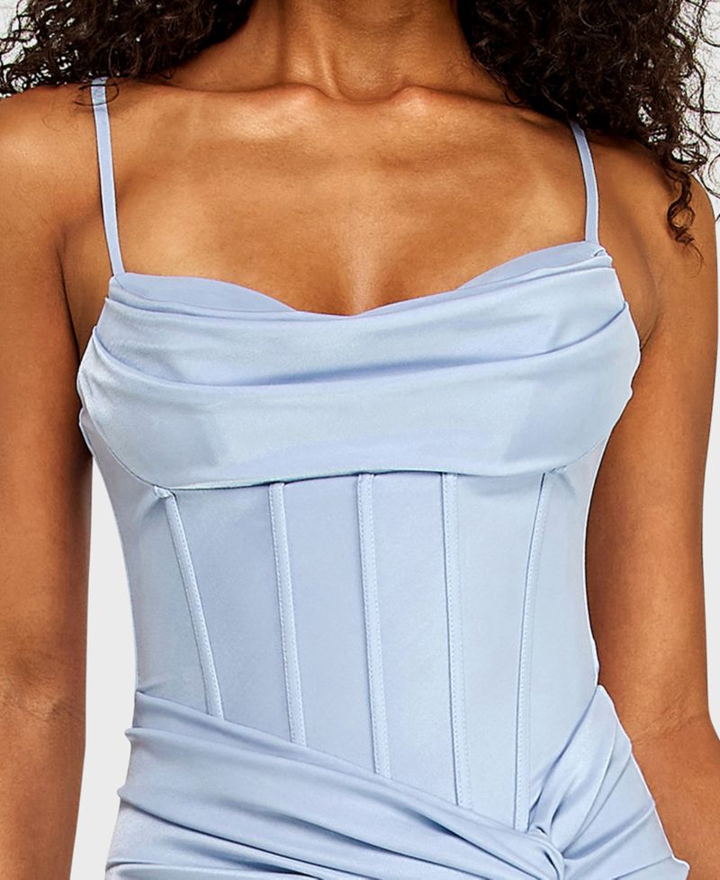 Juniors' Shimmer Sleeveless Dress