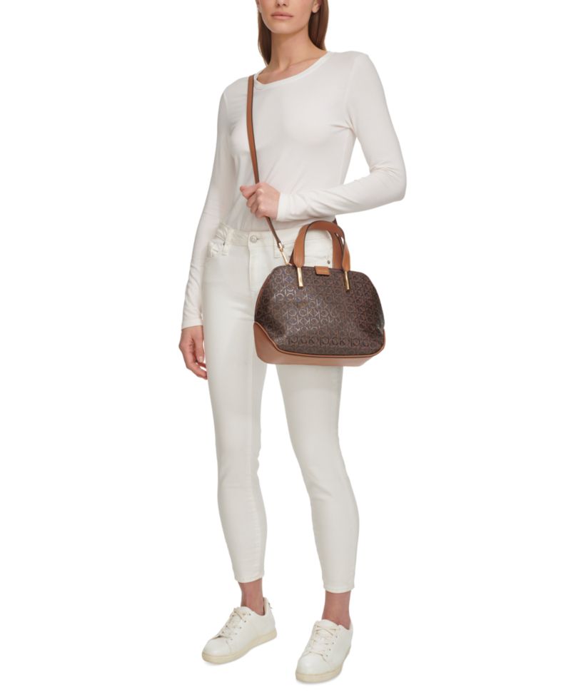 Audrey Signature Convertible Satchel