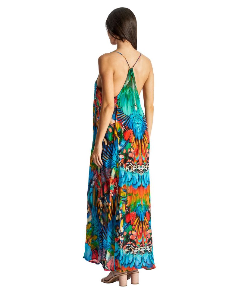 Women's Scoop neck t- back maxi dress