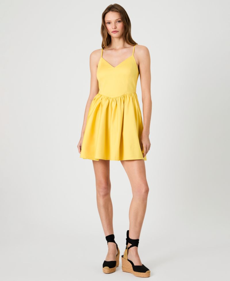 Women's Sleeveless V-Neck Mini Dress