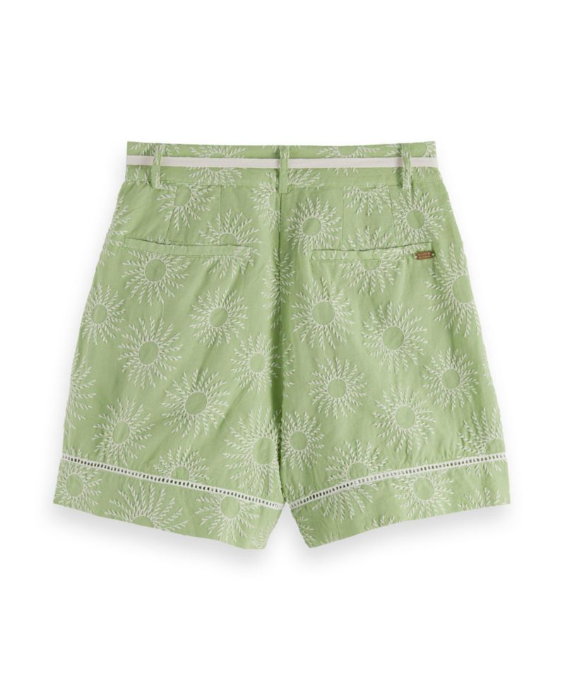 Women's High Rise Broderie Shorts