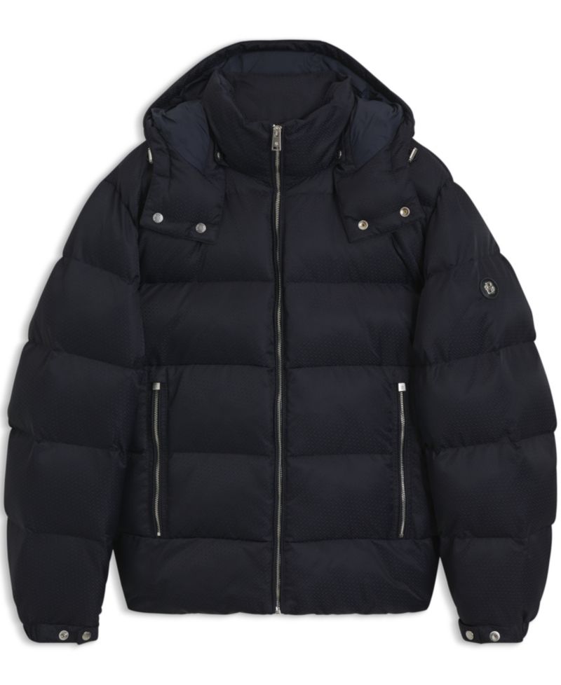 BOSS by Men's Water-Repellent Padded Jacquard Jacket