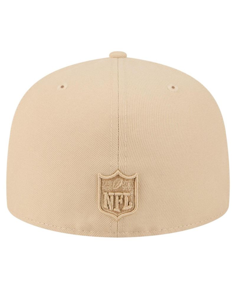 Men's Beige New York Jets Color Pack A-Frame 59FIFTY Fitted Hat