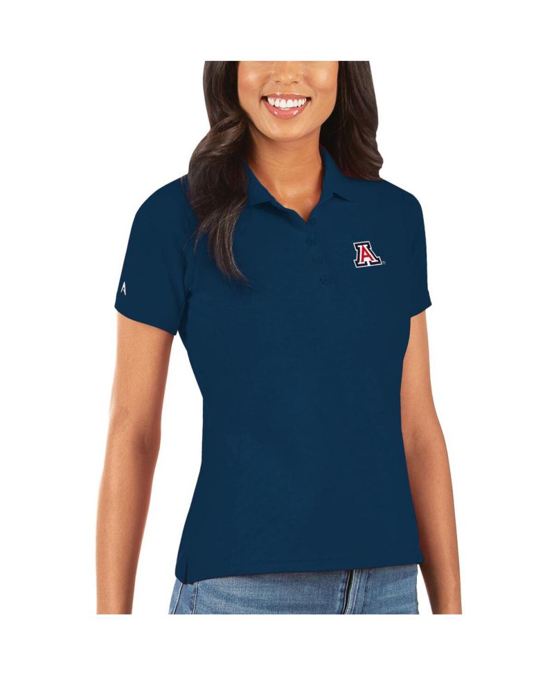 Women's Navy Arizona Wildcats Legacy Pique Polo