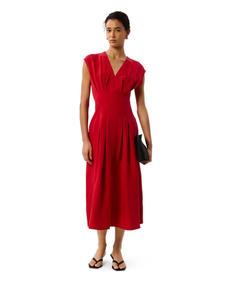 Women's Panel Linen Blend Dress