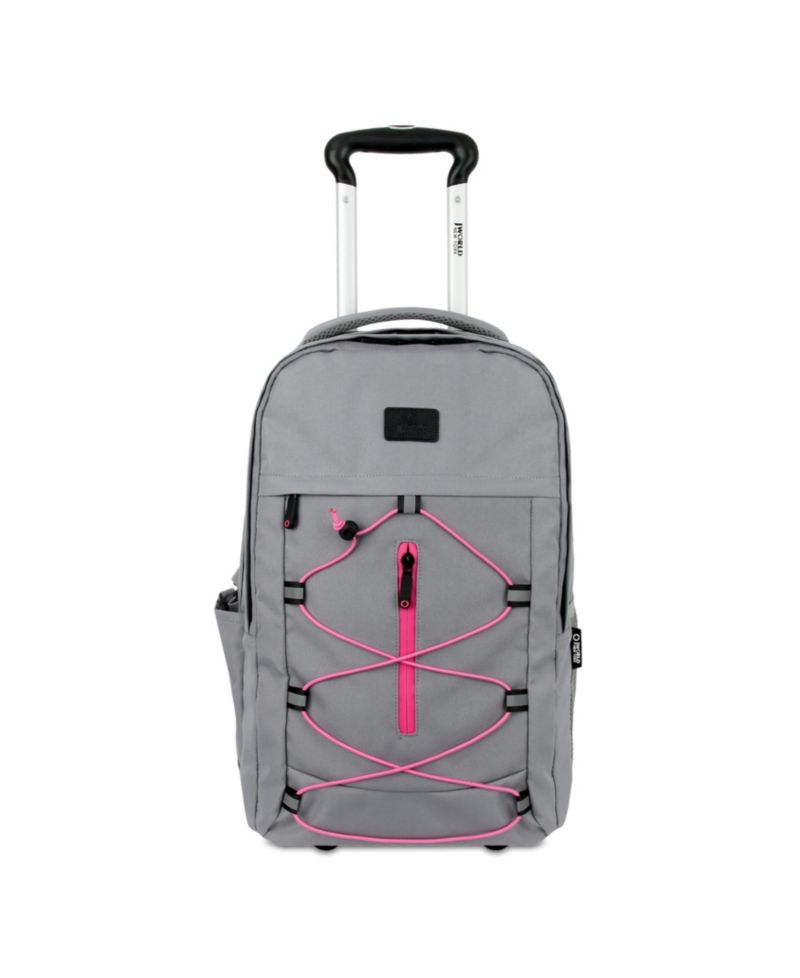 Lash Wheeled Backpack with Interior Laptop Sleeve for Travel (19 inch)