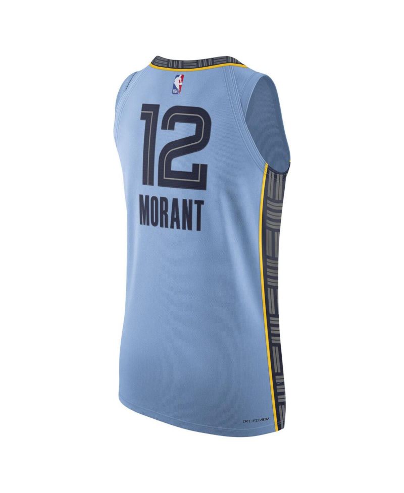 Men's Ja Morant Light Blue Memphis Grizzlies Authentic Player Jersey - Statement Edition