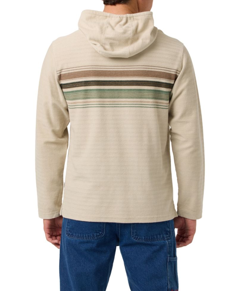Men's Bavaro Block Striped Poncho Hoodie