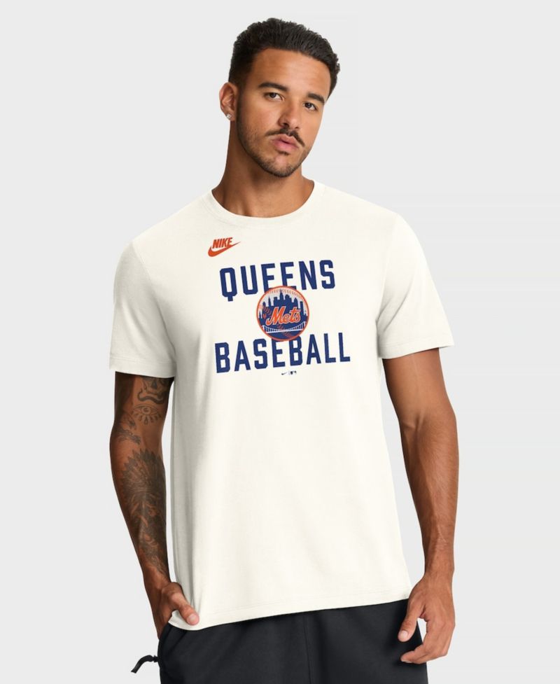 Men's Cream New York Mets Cooperstown Collection ‘70s Inspired T-Shirt