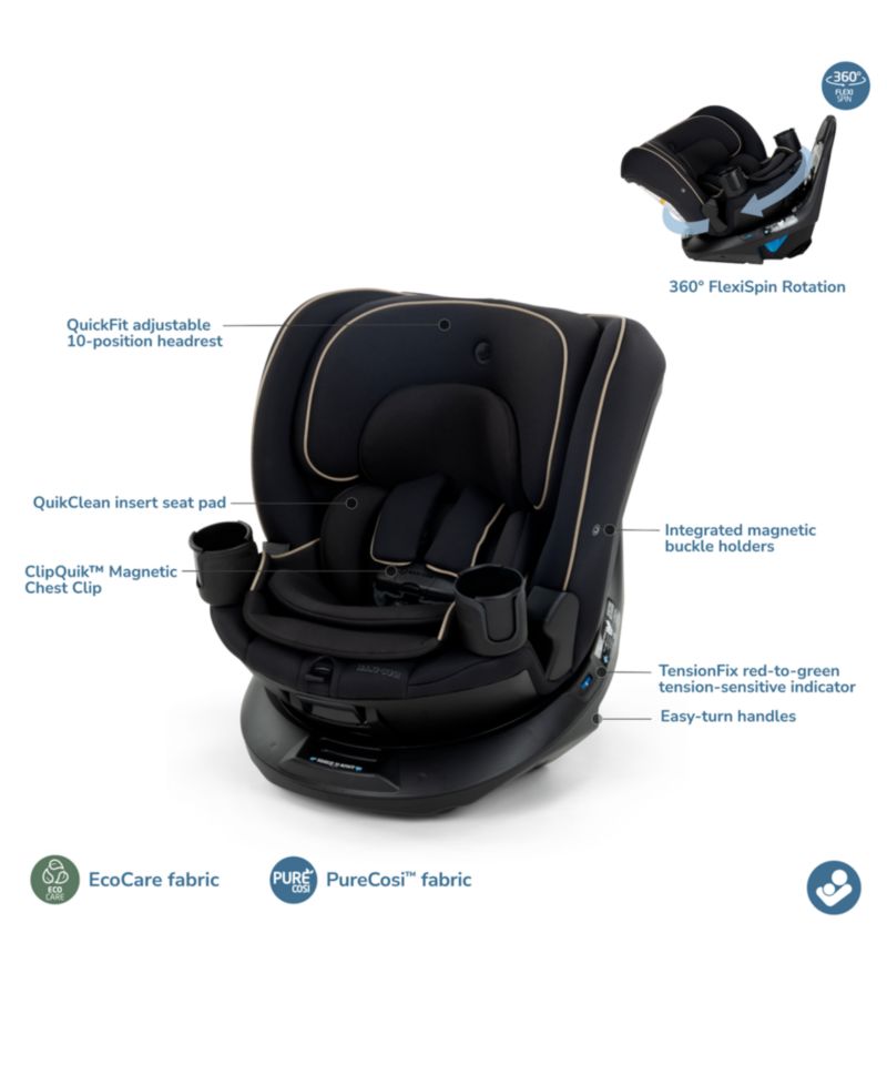 Andi Baby and Toddler 360 Rotating All-in-One Convertible Car Seat