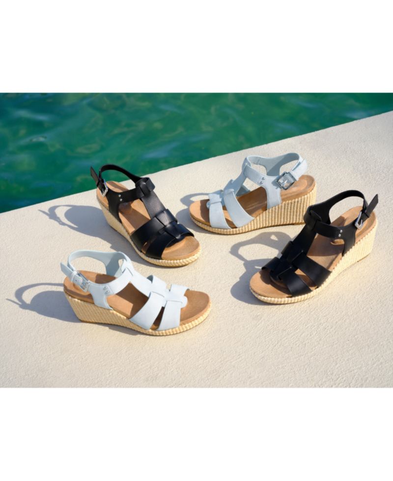 Women's Belle Strappy Wedge Sandals