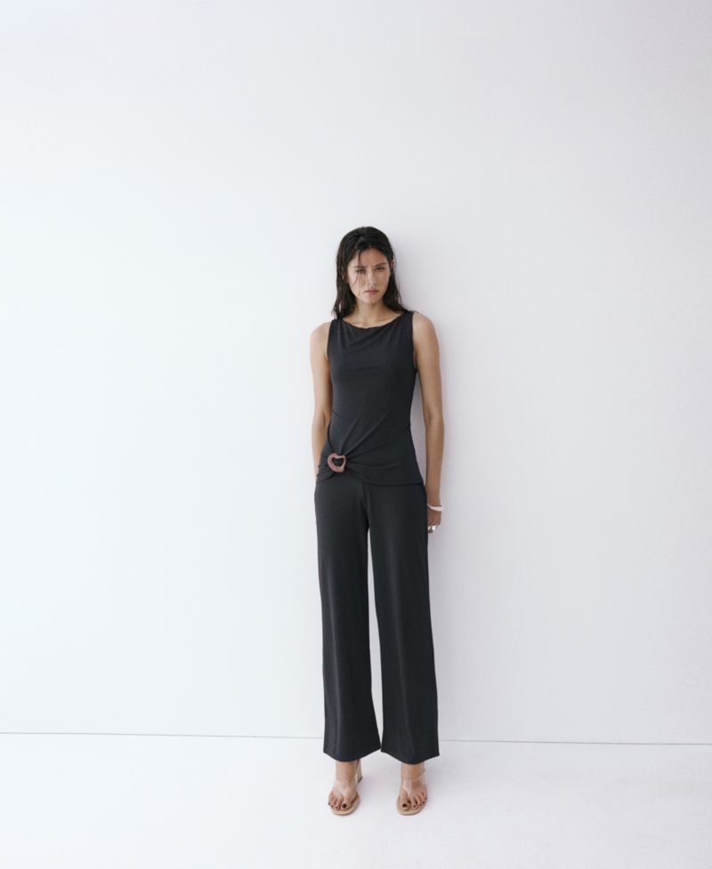 Women's Resin Applique Combined Jumpsuit