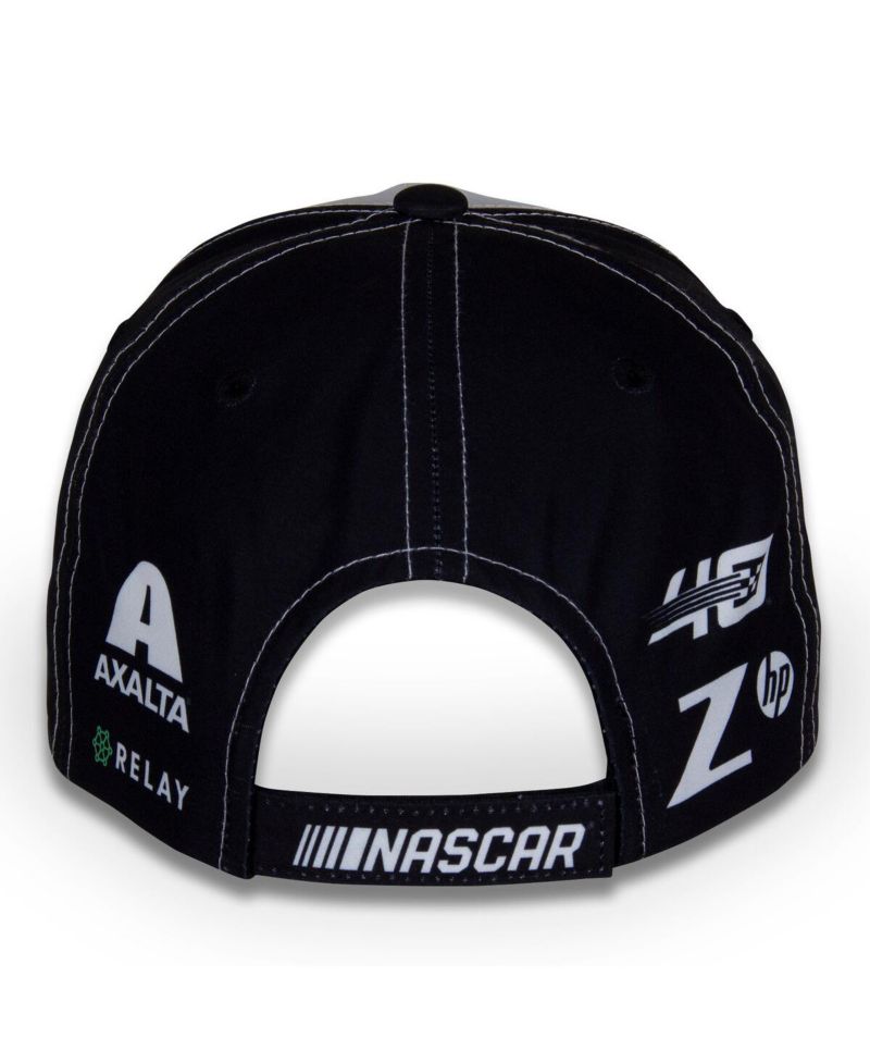 Men's White/Black William Byron Raptor Uniform Adjustable Hat
