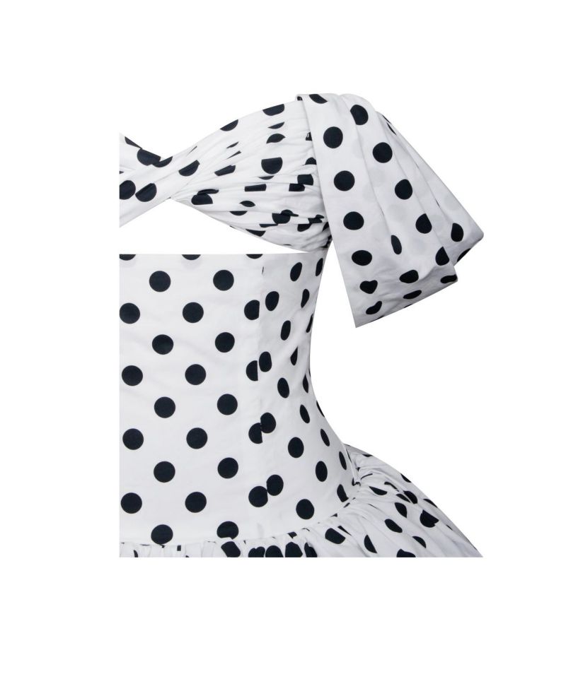 Women's Umika Polka Dots Bubble Hem Mini Dress