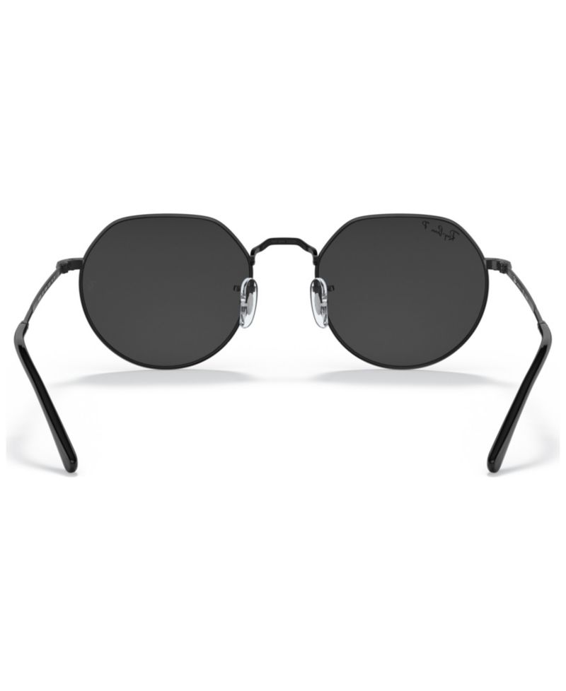 Unisex Polarized Geometric Metal Sunglasses, RB3565 JACK