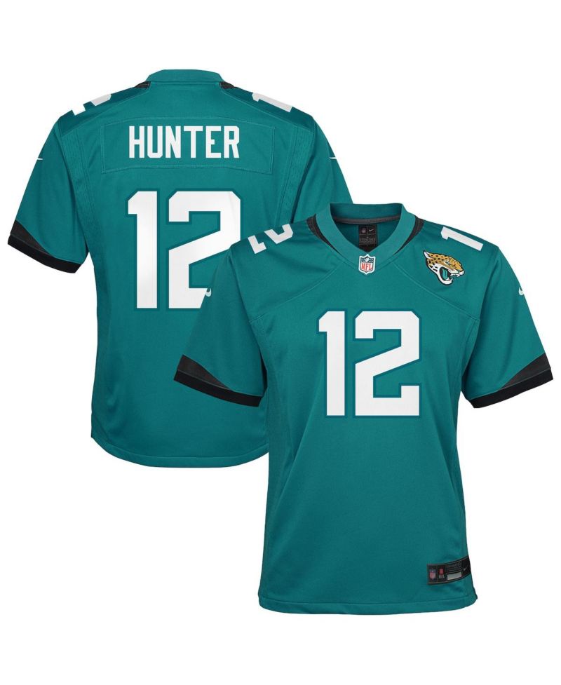 Big Boys and Girls Travis Hunter Teal Jacksonville Jaguars Team Game Jersey