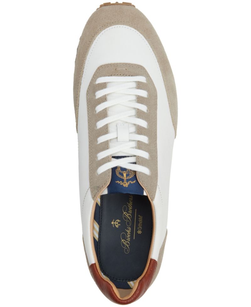Men's Arverne Leather Round-Toe Sneakers