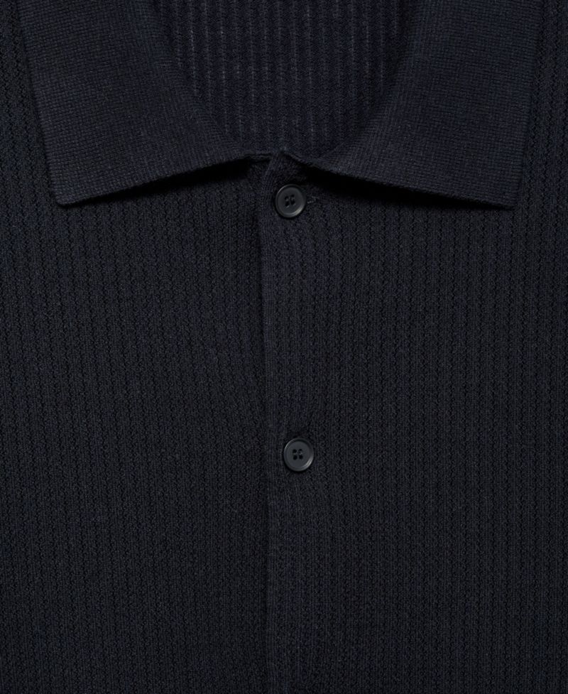 Men's Rib-Knit Shirt
