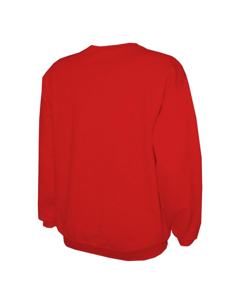 Men's Red Philadelphia Phillies Lightweight Crew Sweatshirt