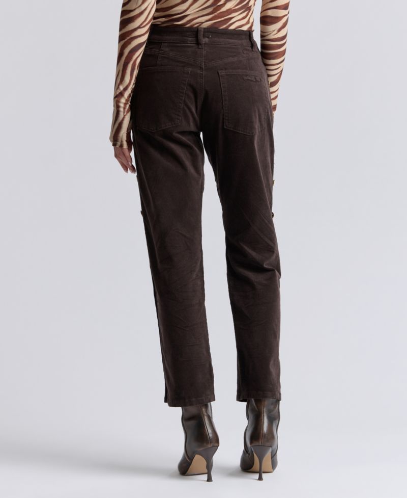 Women's High-Rise Yoke Detail Pants