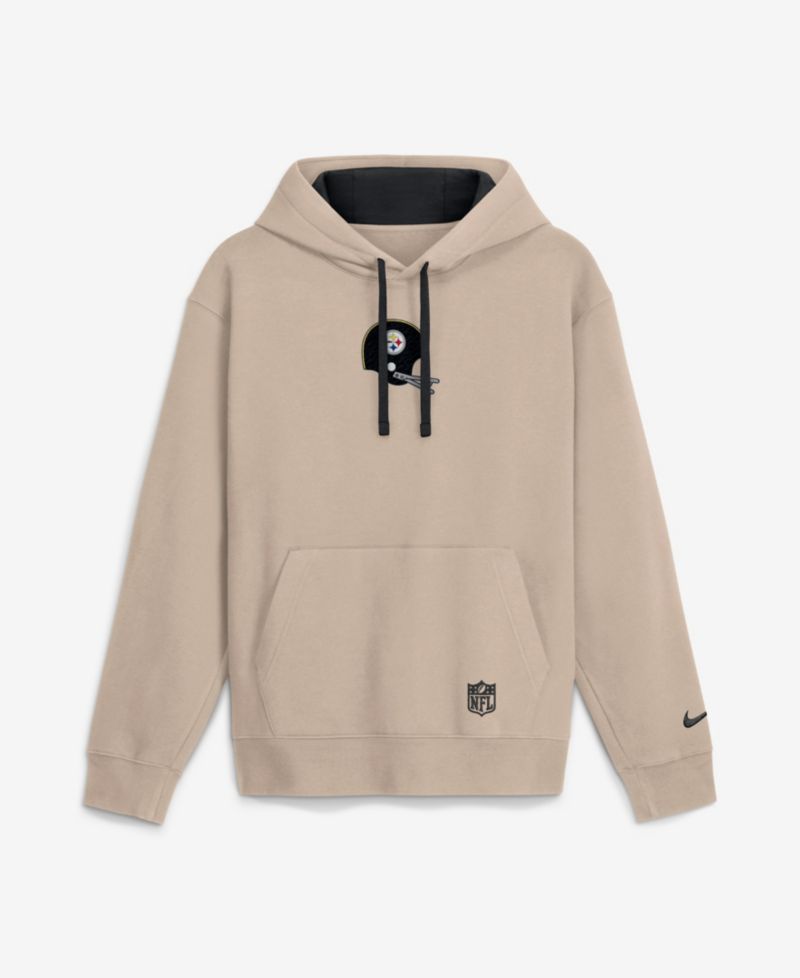 Men's Sand Pittsburgh Steelers Rewind Club Hoodie