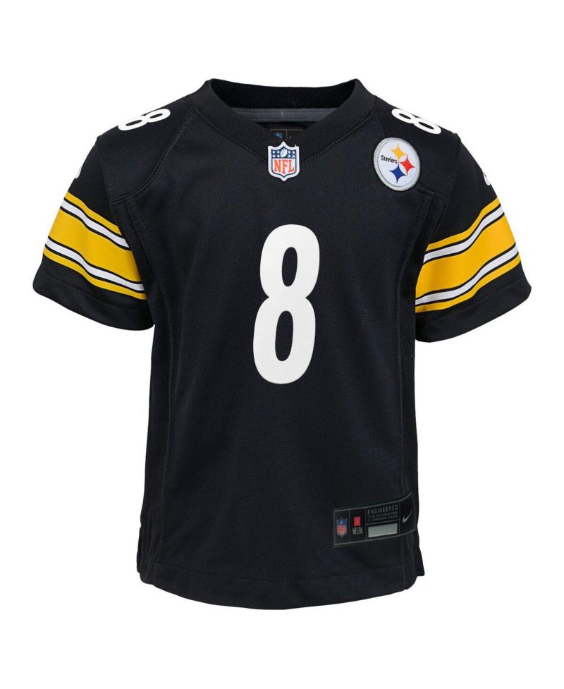Big Boys and Girls Aaron Rodgers Black Pittsburgh Steelers Game Jersey