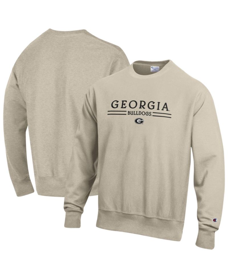 Men's Georgia Bulldogs Reverse Weave Graphic Crewneck Sweatshirt