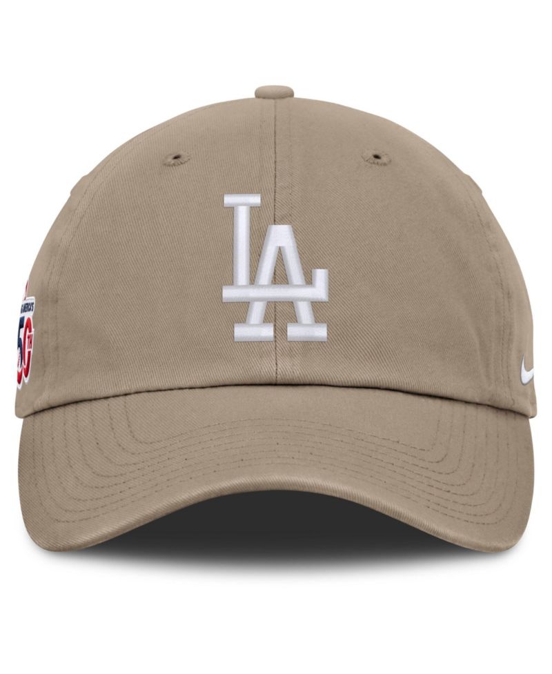 Men's Khaki Los Angeles Dodgers Celebrating America's 250th Club Adjustable Hat