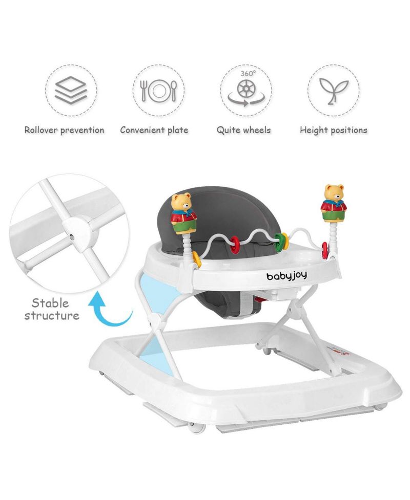 Baby Adjustable-Height Foldable Walker