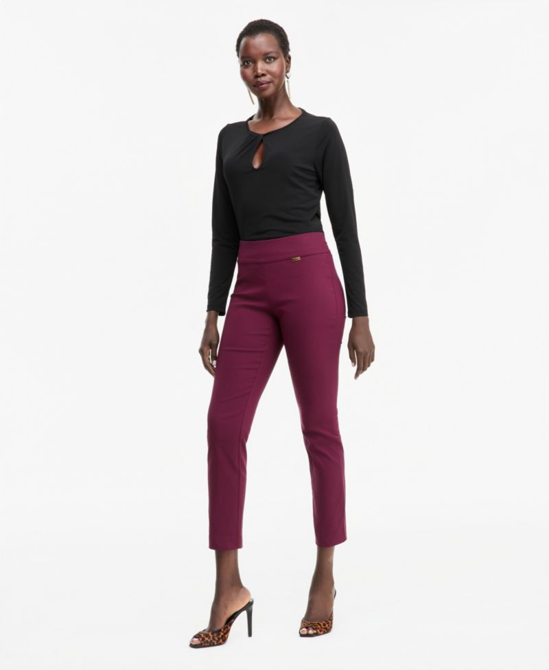 Women's Mid-Rise Skinny Pants, Regular & Short Lengths