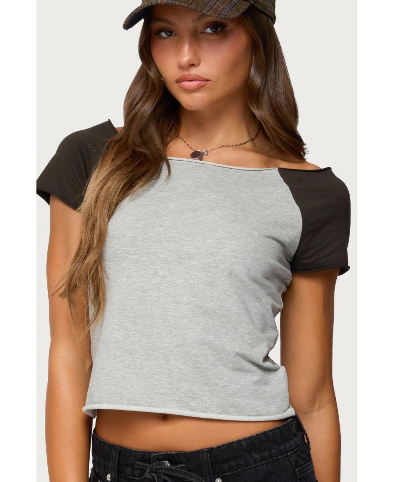 Women's Liva Contrast Raglan T Shirt