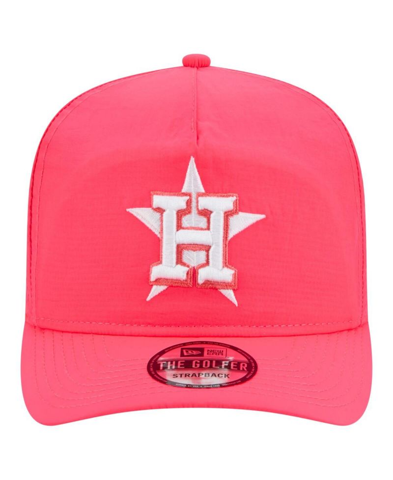 Men's Pink Houston Astros Everyday Golfer Adjustable Hat