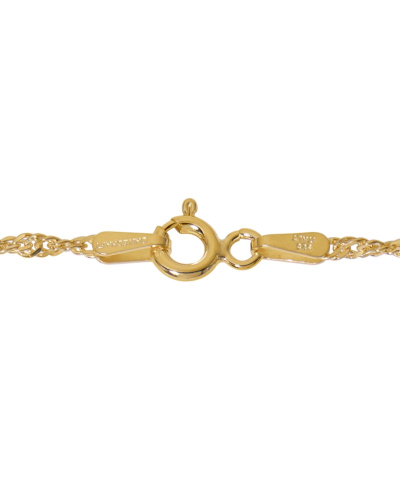 18K Gold over Sterling Silver Ankle Bracelet
