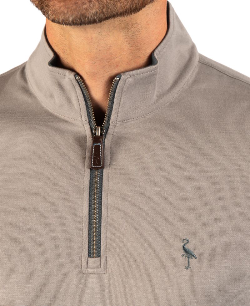 Men's Soft Stonewashed Quarter Zip Sweater