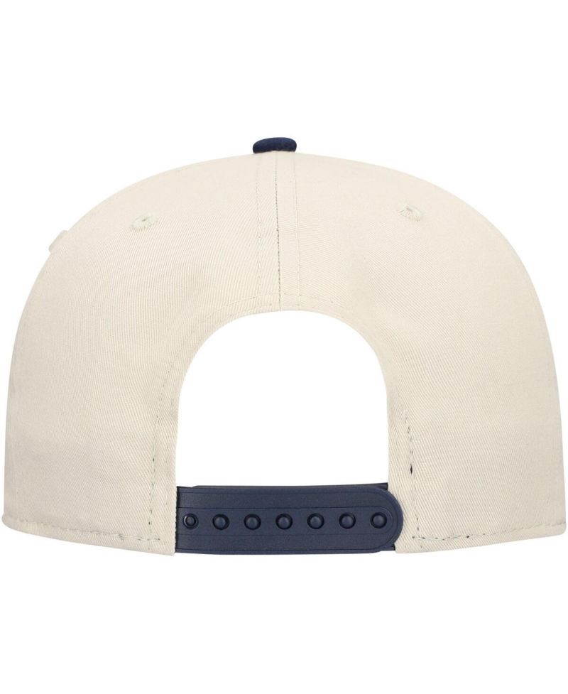 Men's Stone/Navy Dallas Cowboys Athletic Golfer Adjustable Hat