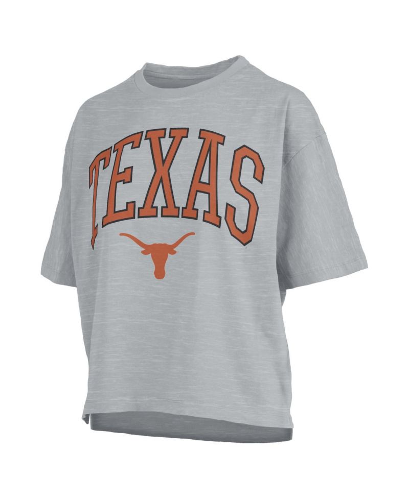 Women's Gray Texas Longhorns Nelson T-Shirt