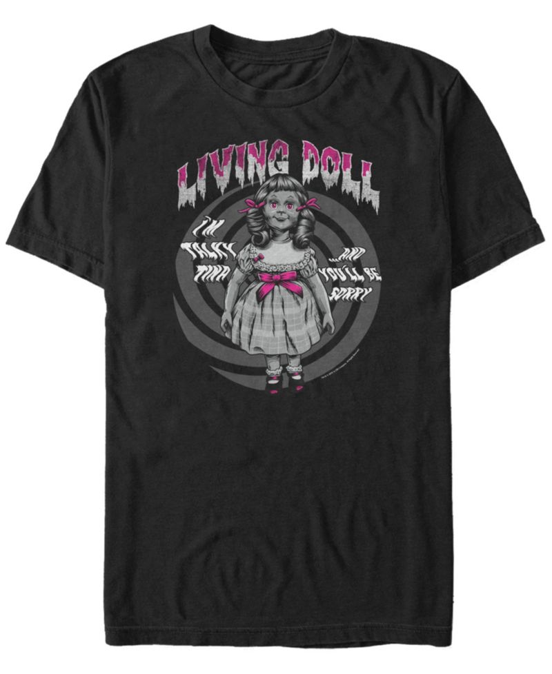 Men's Living Doll Talky Tina Short Sleeve T- shirt