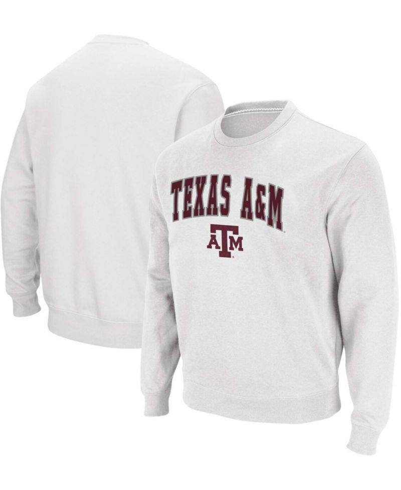 Men's Texas A&M Aggies Arch Logo Crew Neck Sweatshirt