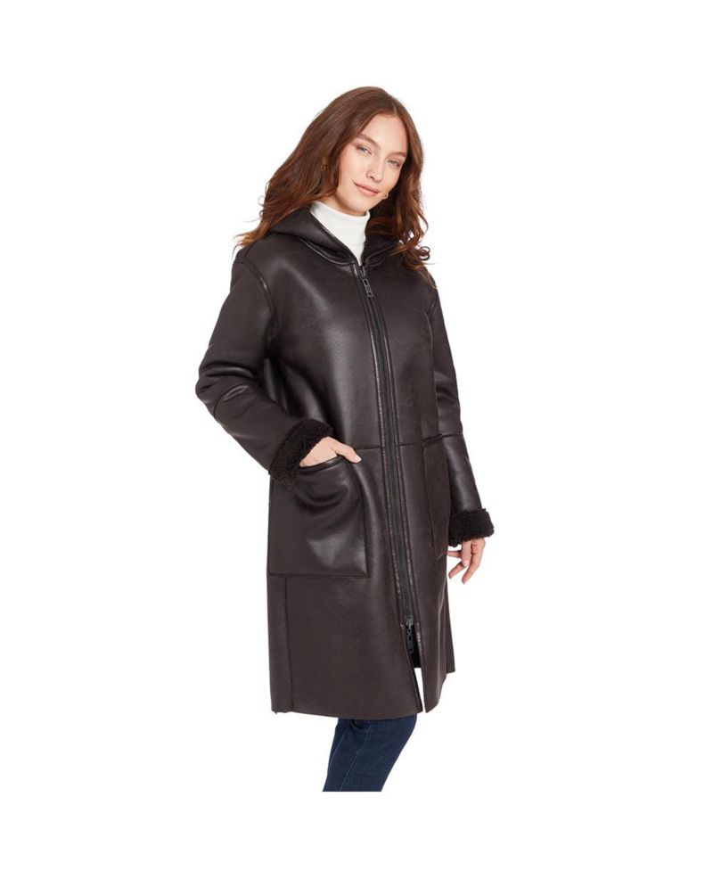 Women's Mariah Reversible Faux Shearling Coat