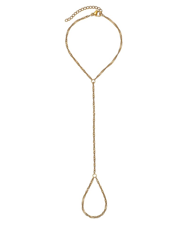 Tarnish Resistant Gold V Handchain