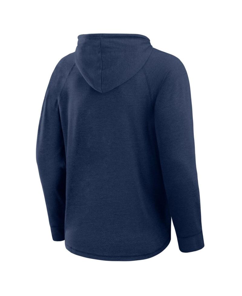 Darius Rucker Collection by Fanatics Men's Blue Detroit Tigers Raglan Hooded Long Sleeve T-Shirt