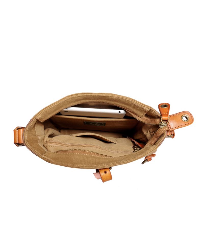 Redwood Canvas Crossbody Bag